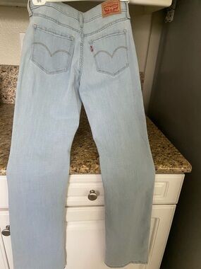 Levi's Light Blue Bootcut jeans  brand new never worn 315 Shaping 25/30 mid rise